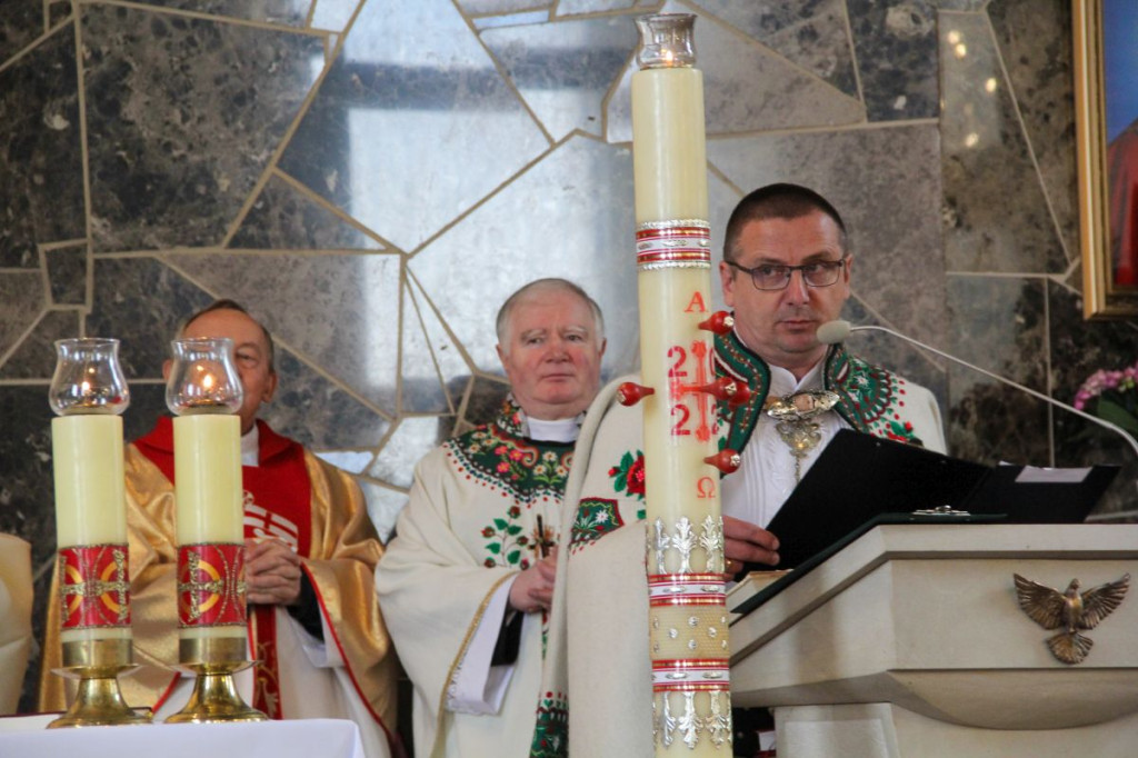 Poświęcenie sztandaru Związku Podhalan na Wysokiej