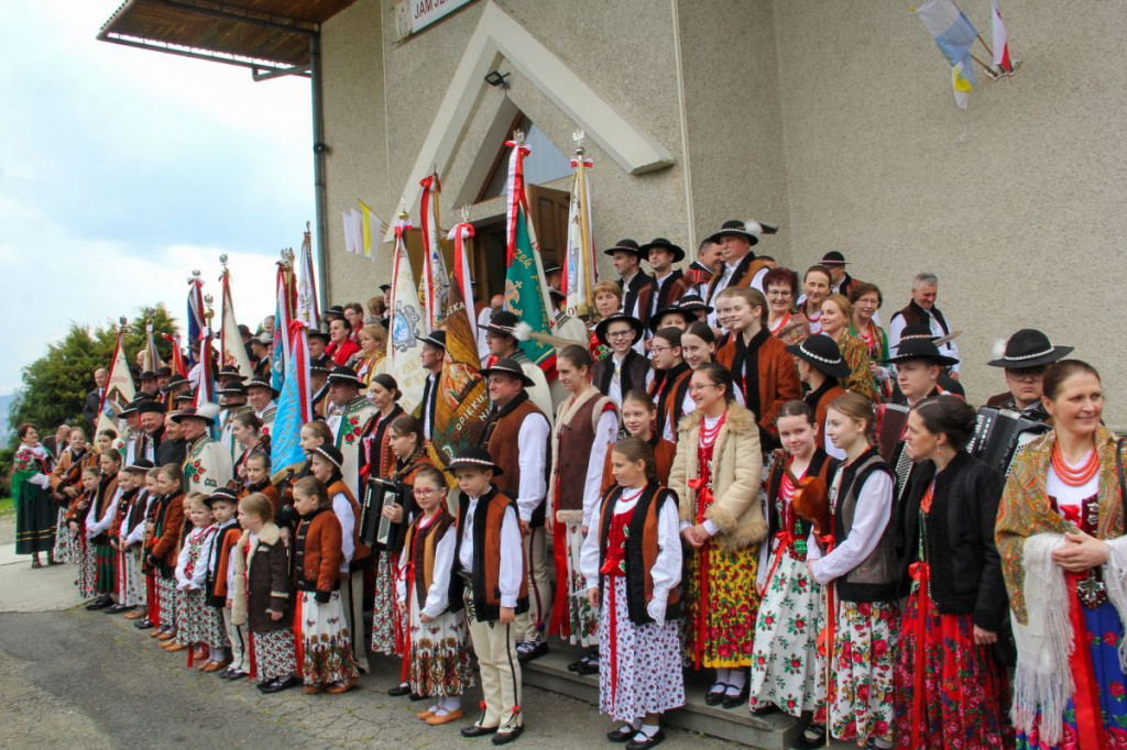 Poświęcenie sztandaru Związku Podhalan na Wysokiej