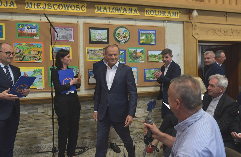 Donald Tusk w Łopusznej