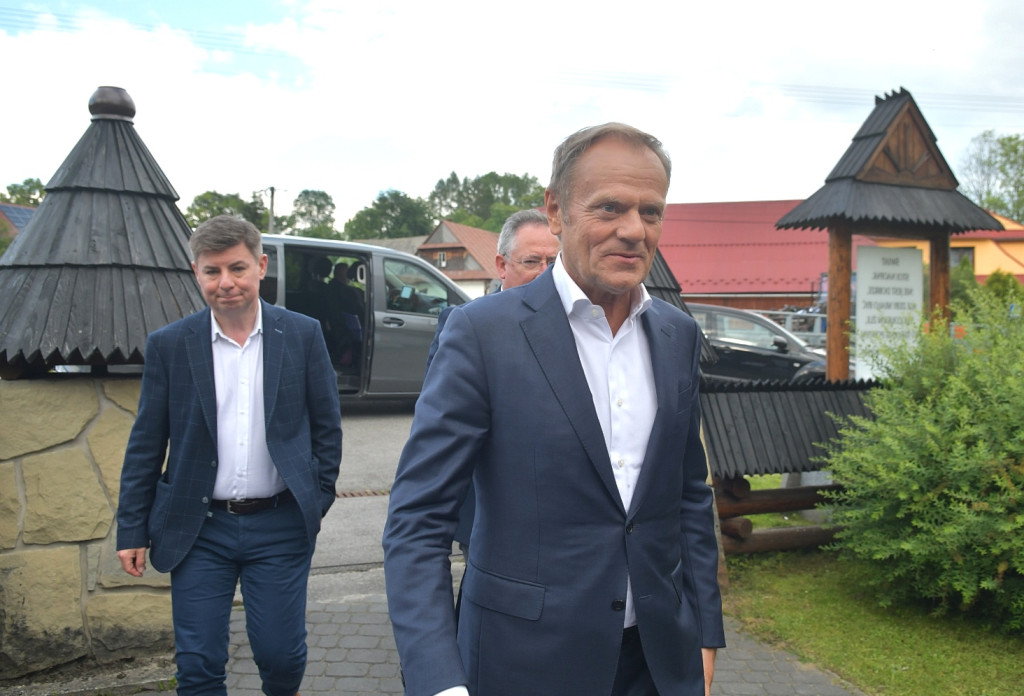 Donald Tusk w Łopusznej