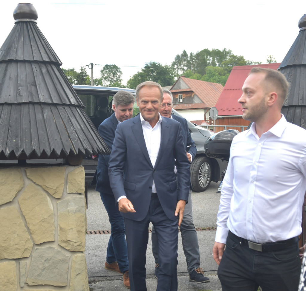 Donald Tusk w Łopusznej