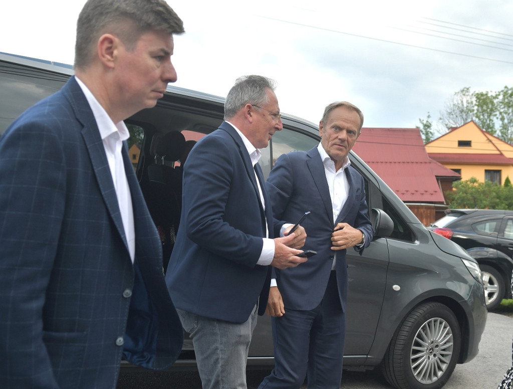 Donald Tusk w Łopusznej