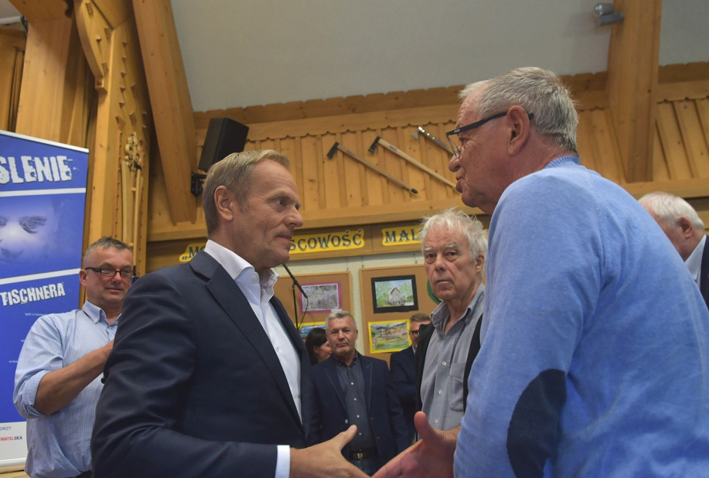 Donald Tusk w Łopusznej