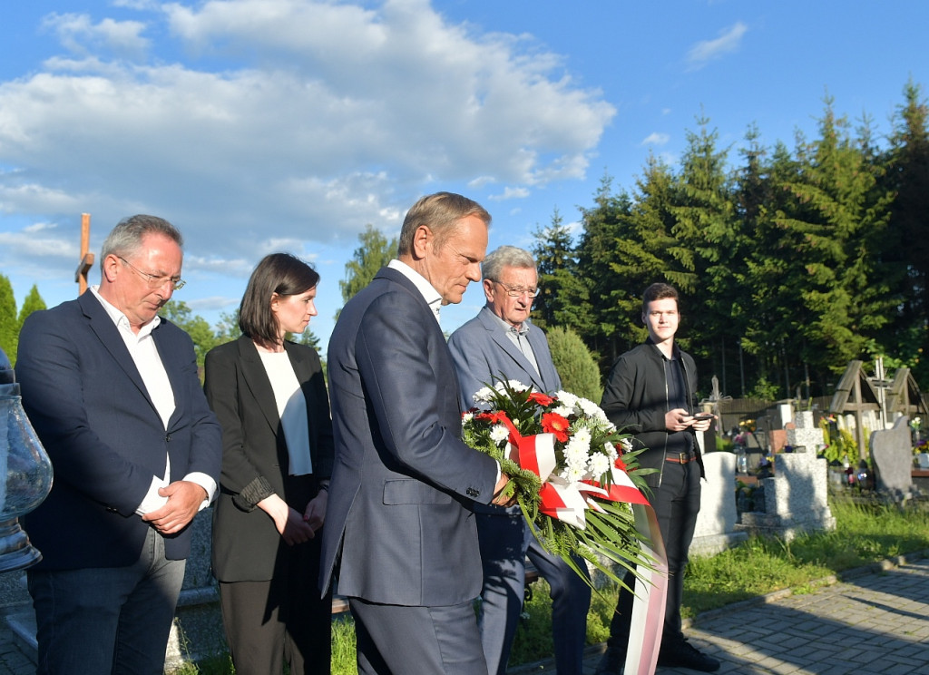 Donald Tusk w Łopusznej