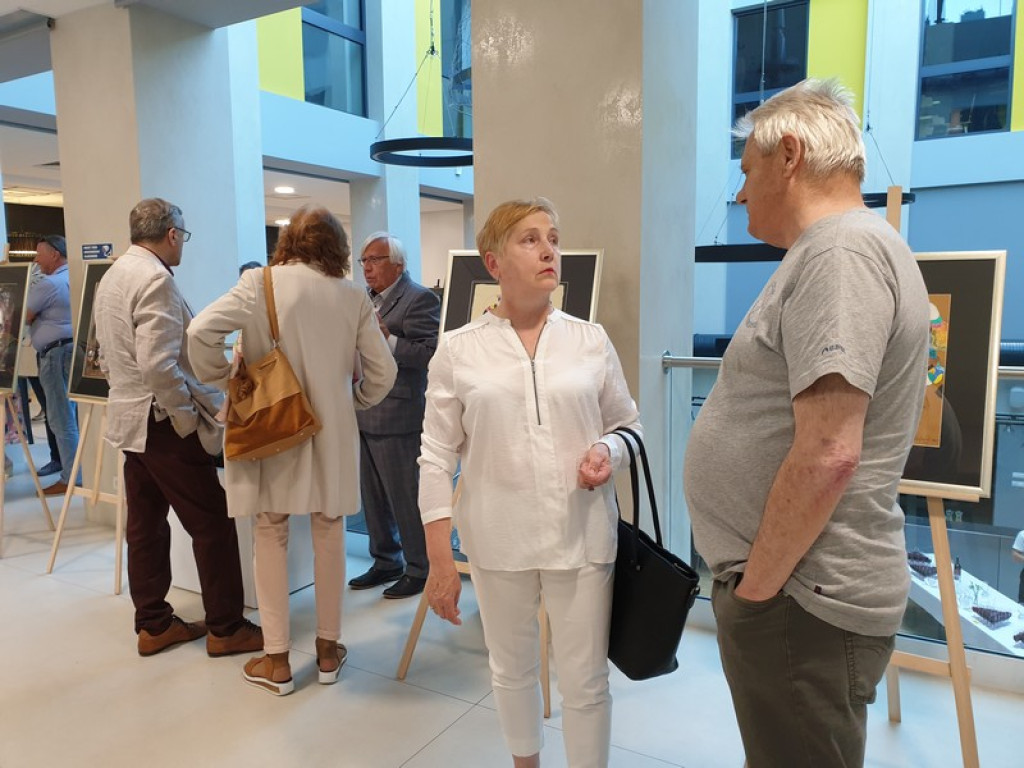 Jan Kanty Pawluśkiewicz maluje Żel-Art