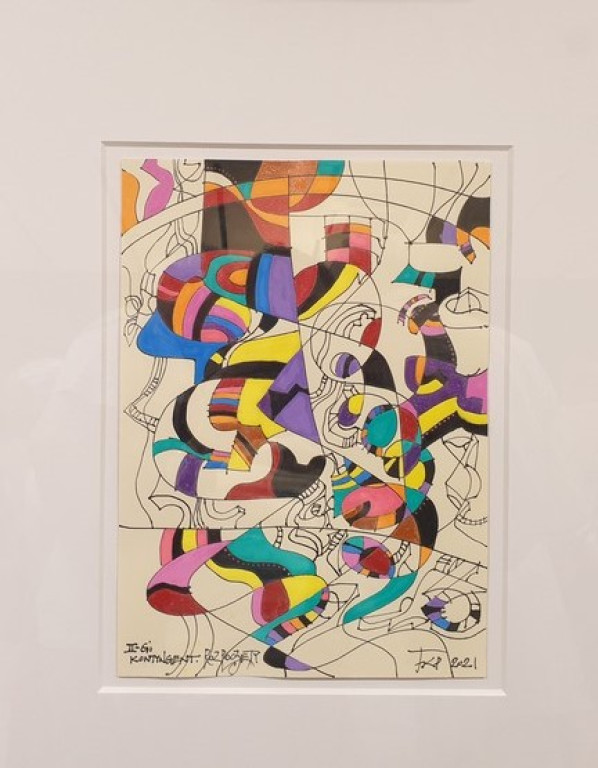 Jan Kanty Pawluśkiewicz maluje Żel-Art