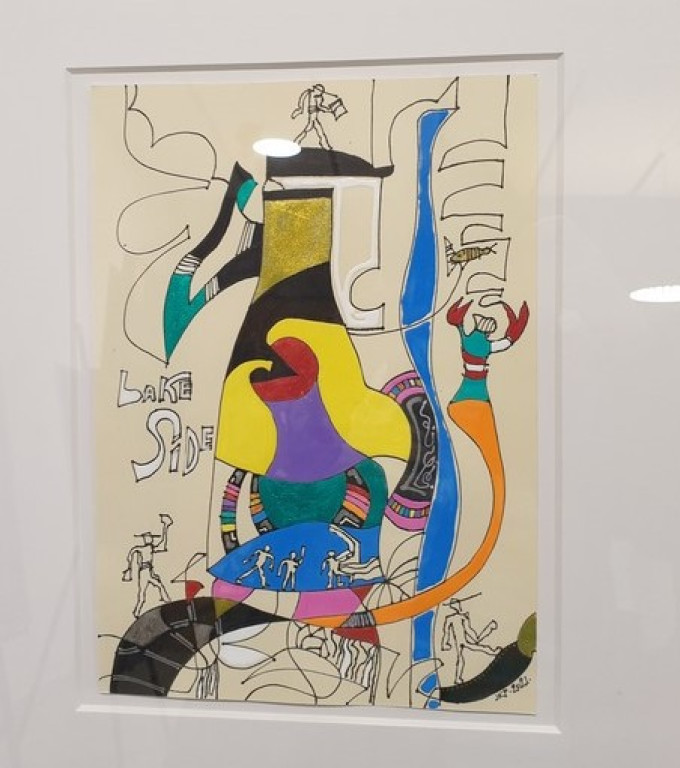 Jan Kanty Pawluśkiewicz maluje Żel-Art