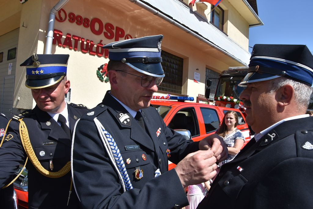 OSP Ratułów Górny z nowymi samochodami