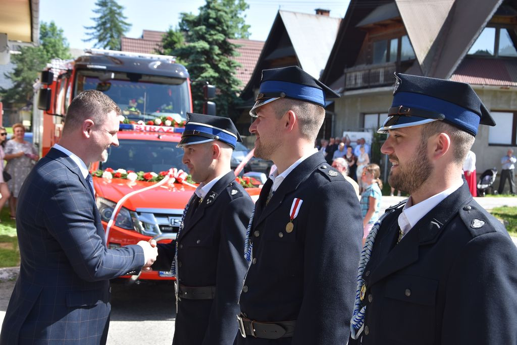 OSP Ratułów Górny z nowymi samochodami