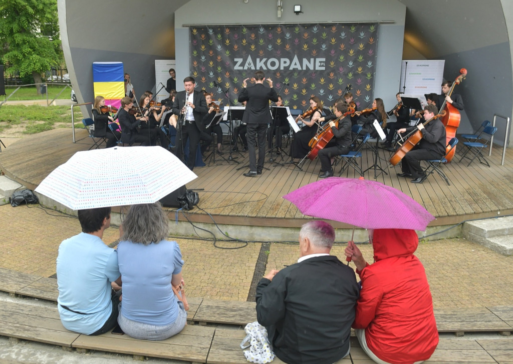 W Zakopanem zagrała orkiestra z Charkowa