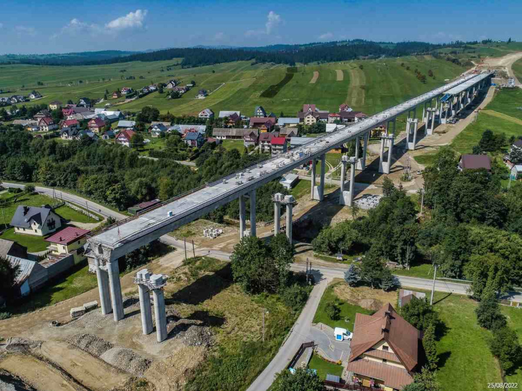 Tak wygląda postęp prac na nowej zakopiance - poznajecie te miejsca?
