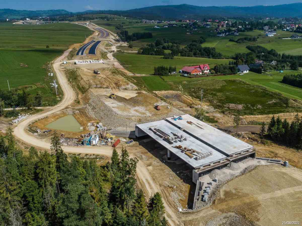 Tak wygląda postęp prac na nowej zakopiance - poznajecie te miejsca?