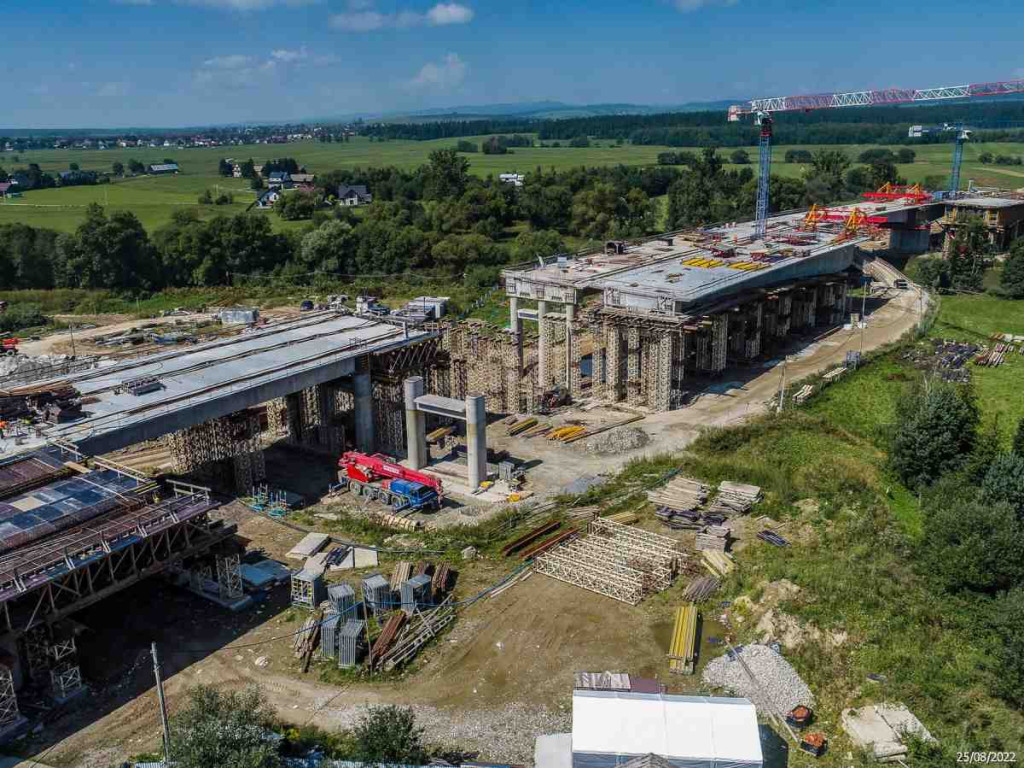 Tak wygląda postęp prac na nowej zakopiance - poznajecie te miejsca?