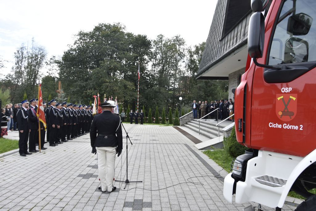Dumni strażacy w Cichem Górnem
