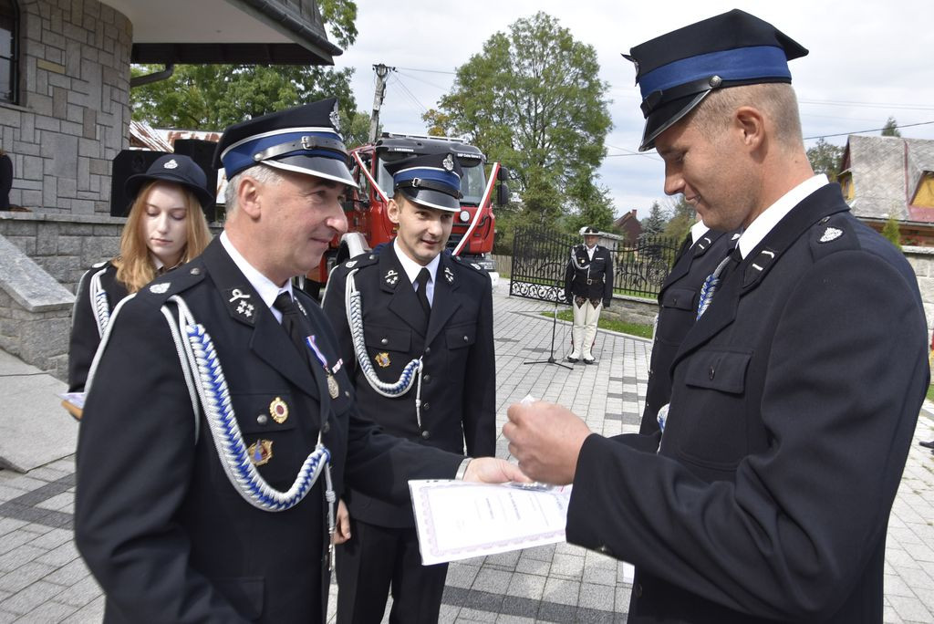 Dumni strażacy w Cichem Górnem