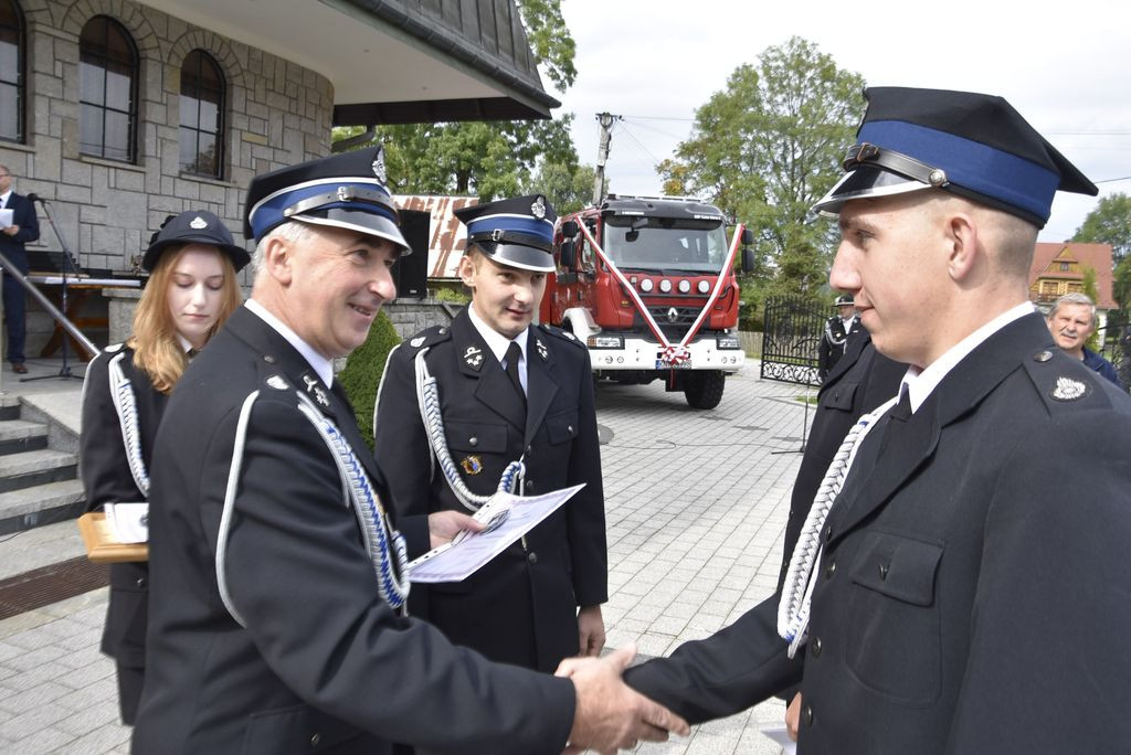Dumni strażacy w Cichem Górnem