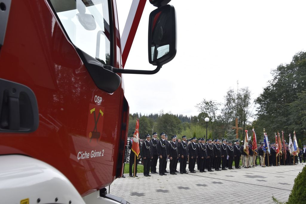 Dumni strażacy w Cichem Górnem