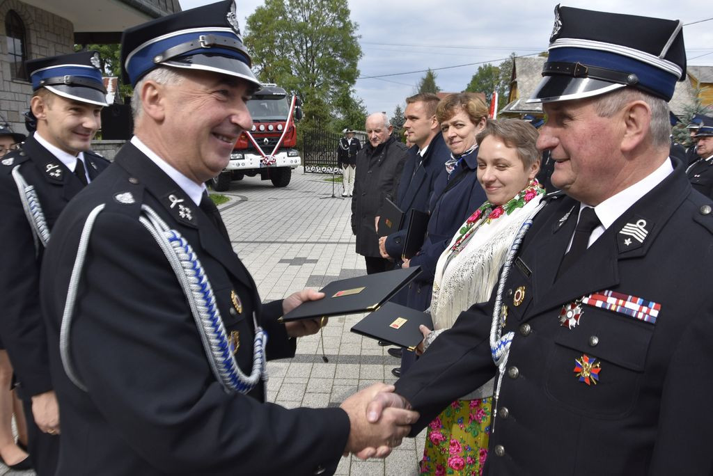 Dumni strażacy w Cichem Górnem