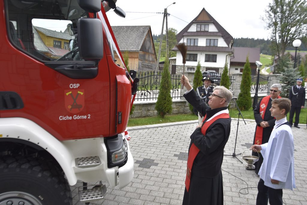 Dumni strażacy w Cichem Górnem