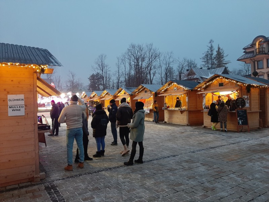 Bożonarodzeniowy jarmark w Zakopanem