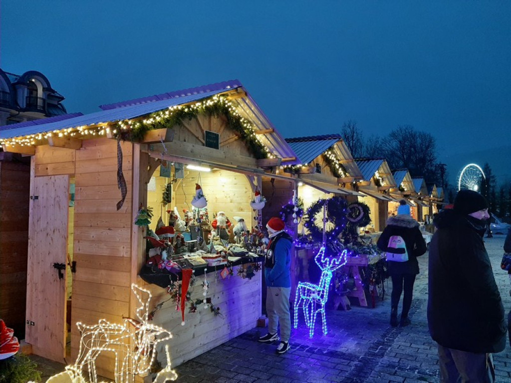Bożonarodzeniowy jarmark w Zakopanem