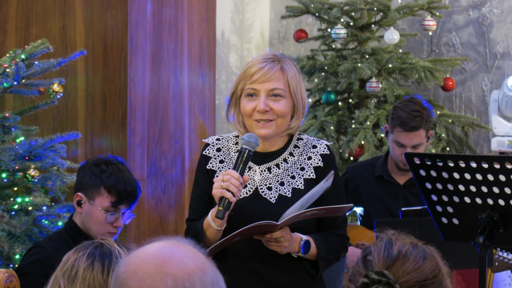 Ania Byrcyn z zespołem w "Księżówce"