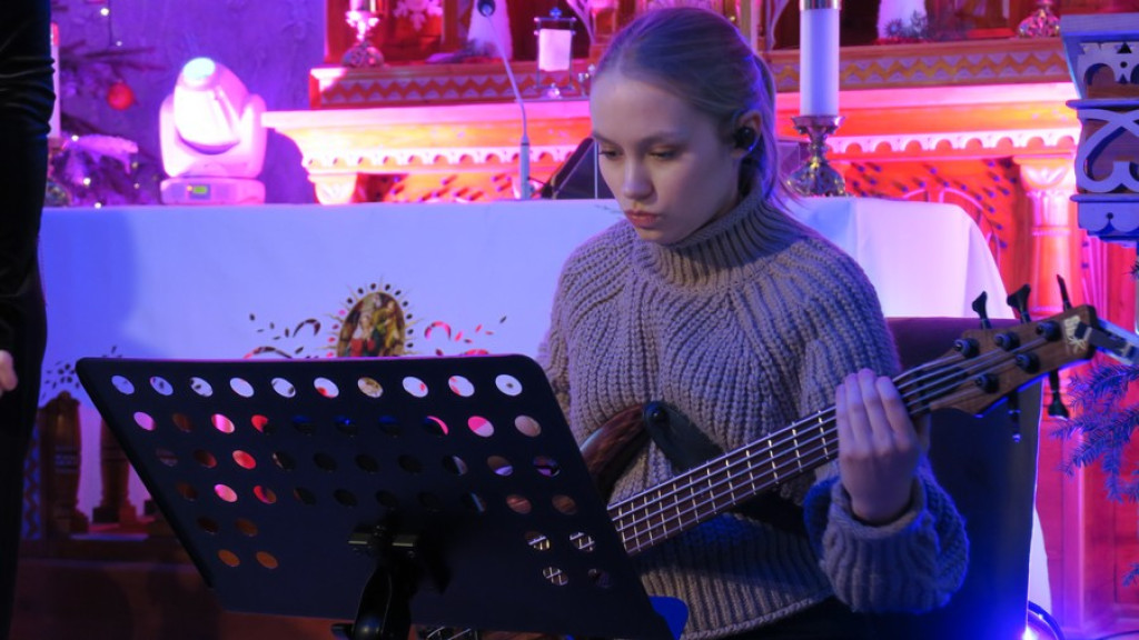 Ania Byrcyn z zespołem w "Księżówce"