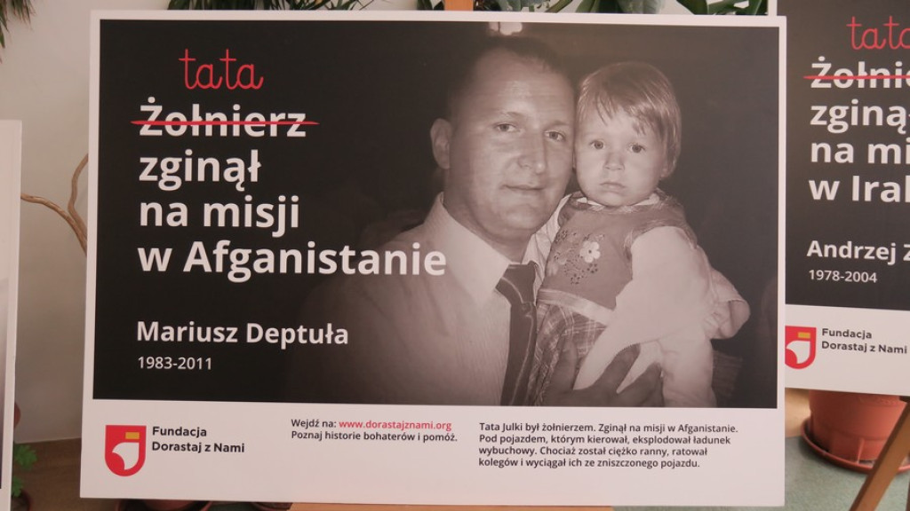 Dla ciebie zginął żołnierz, strażak, policjant, a dla mnie tata
