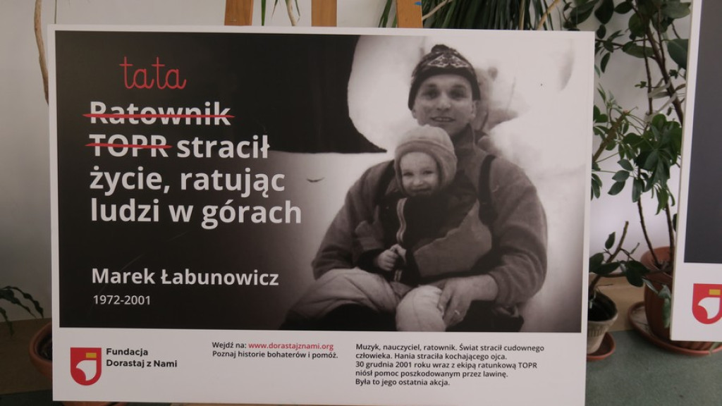 Dla ciebie zginął żołnierz, strażak, policjant, a dla mnie tata