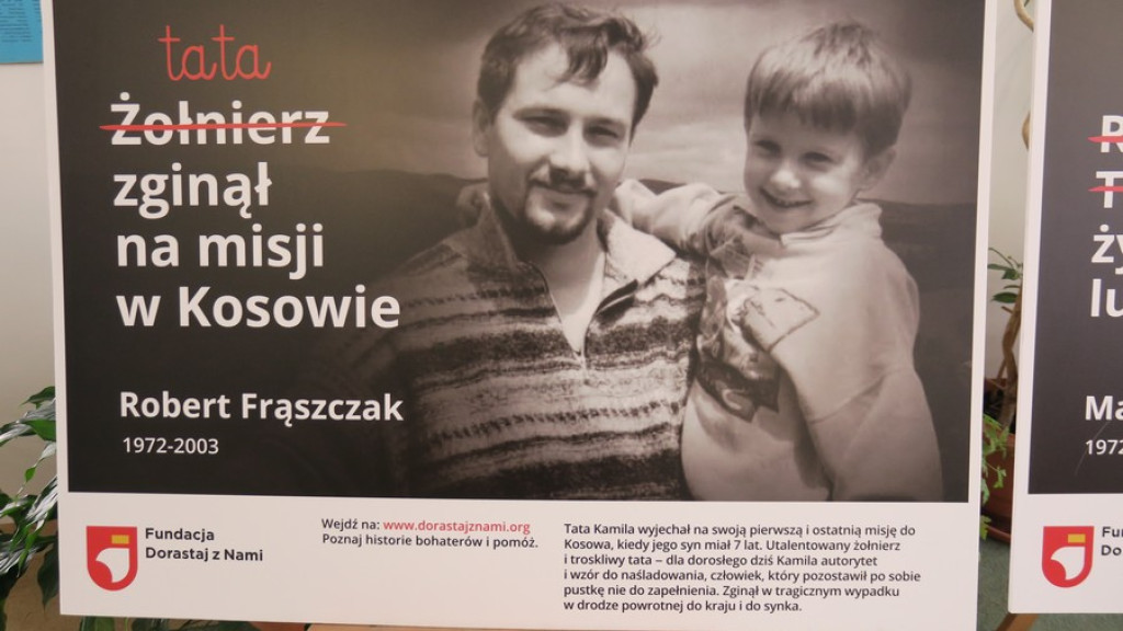 Dla ciebie zginął żołnierz, strażak, policjant, a dla mnie tata