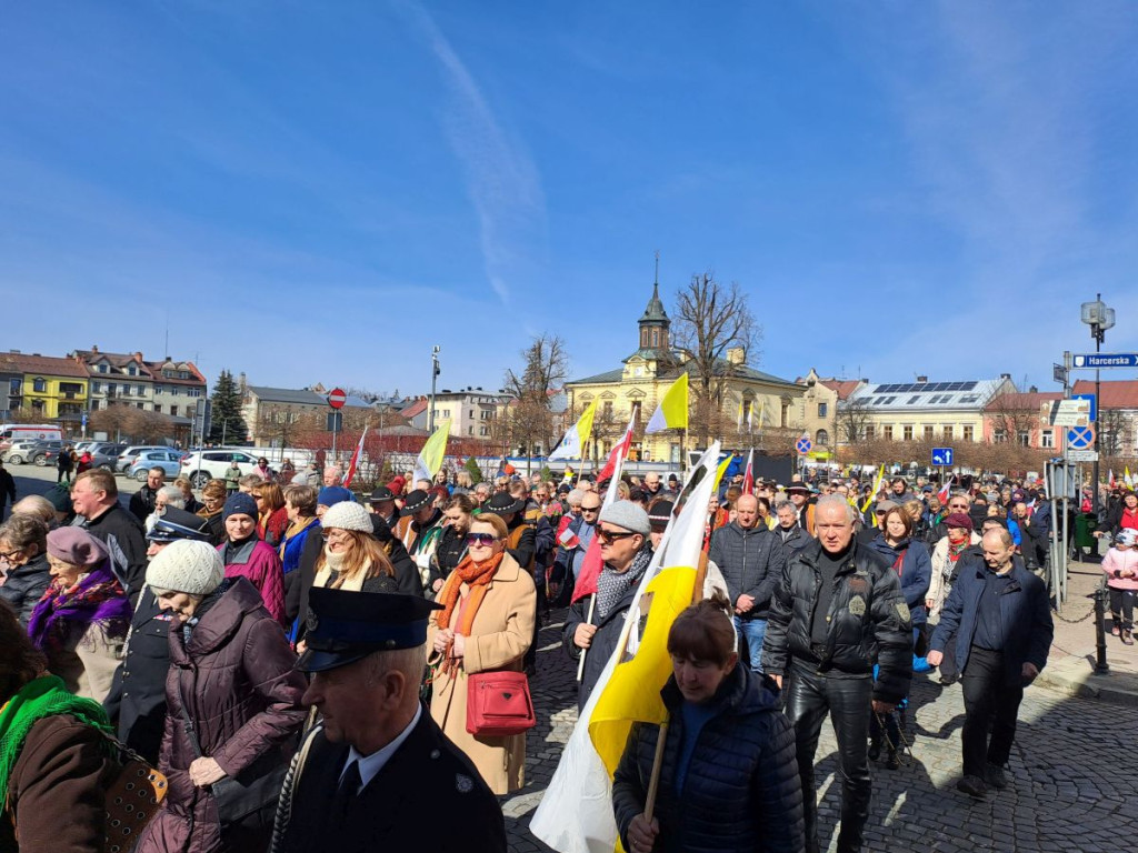 Marsz w obronie dobrego imienia świętego Jana Pawła II oraz wartości, które głosił