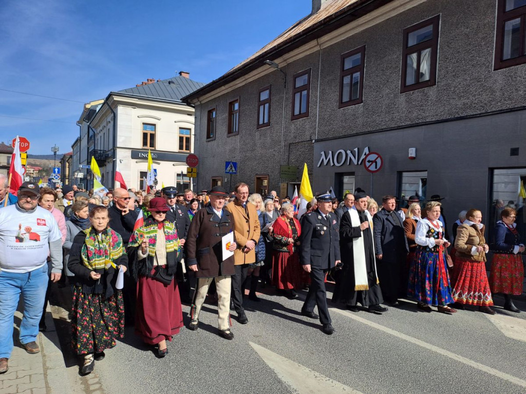 Marsz w obronie dobrego imienia świętego Jana Pawła II oraz wartości, które głosił