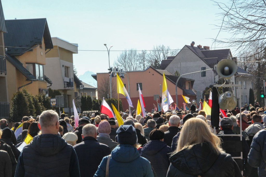 Marsz w obronie dobrego imienia świętego Jana Pawła II oraz wartości, które głosił
