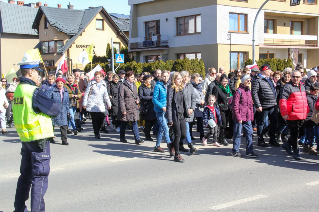 Marsz w obronie dobrego imienia świętego Jana Pawła II oraz wartości, które głosił