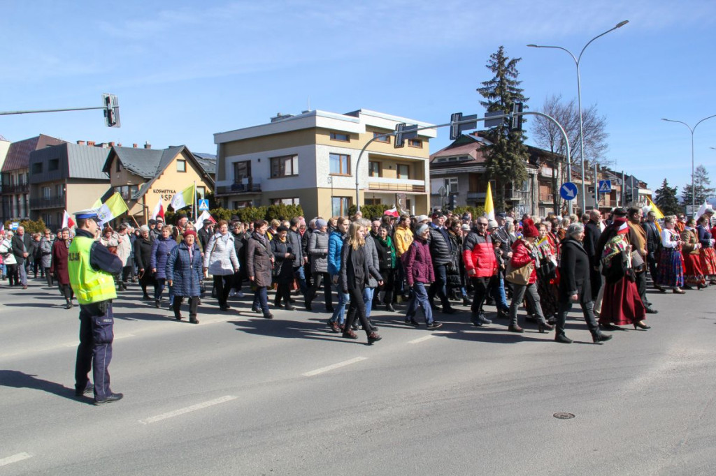 Marsz w obronie dobrego imienia świętego Jana Pawła II oraz wartości, które głosił