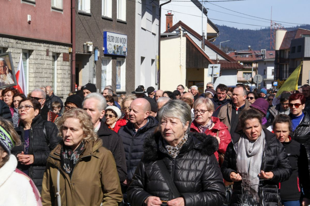 Marsz w obronie dobrego imienia świętego Jana Pawła II oraz wartości, które głosił