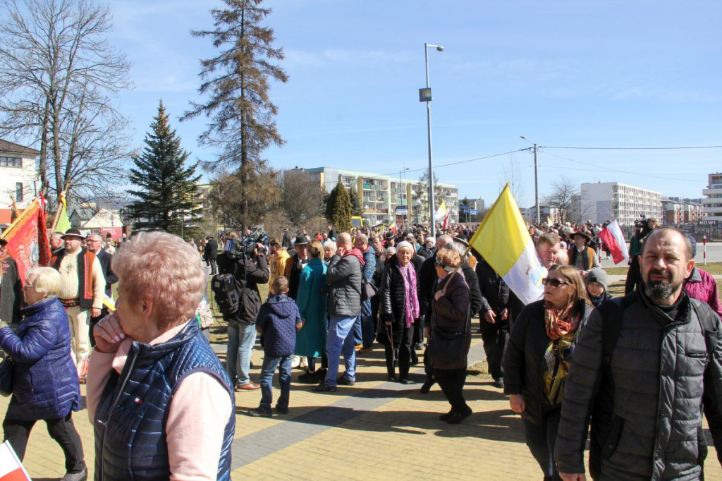 Marsz w obronie dobrego imienia świętego Jana Pawła II oraz wartości, które głosił
