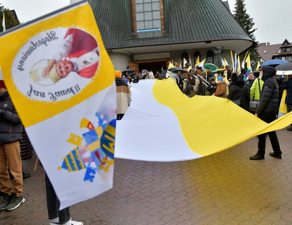 Marsz w obronie świętego Jana Pawła II w Zakopanem