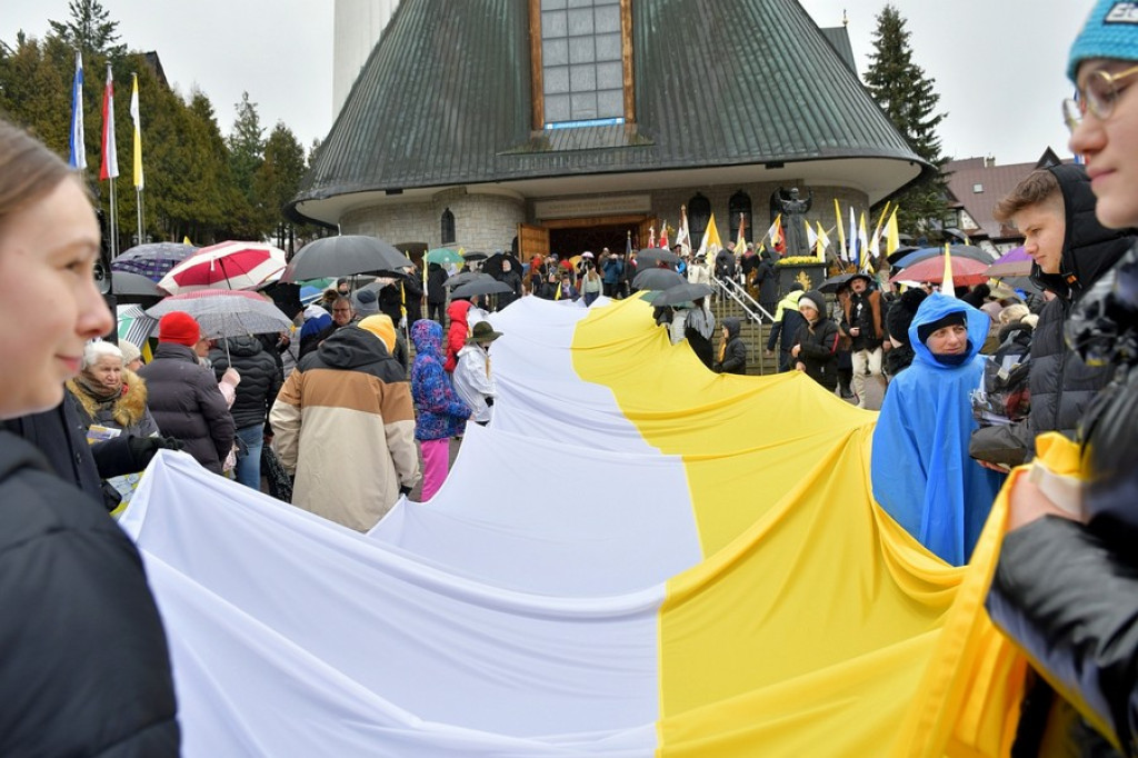 Marsz w obronie świętego Jana Pawła II w Zakopanem