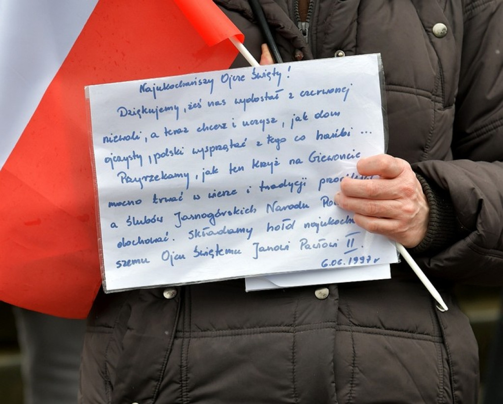 Marsz w obronie świętego Jana Pawła II w Zakopanem