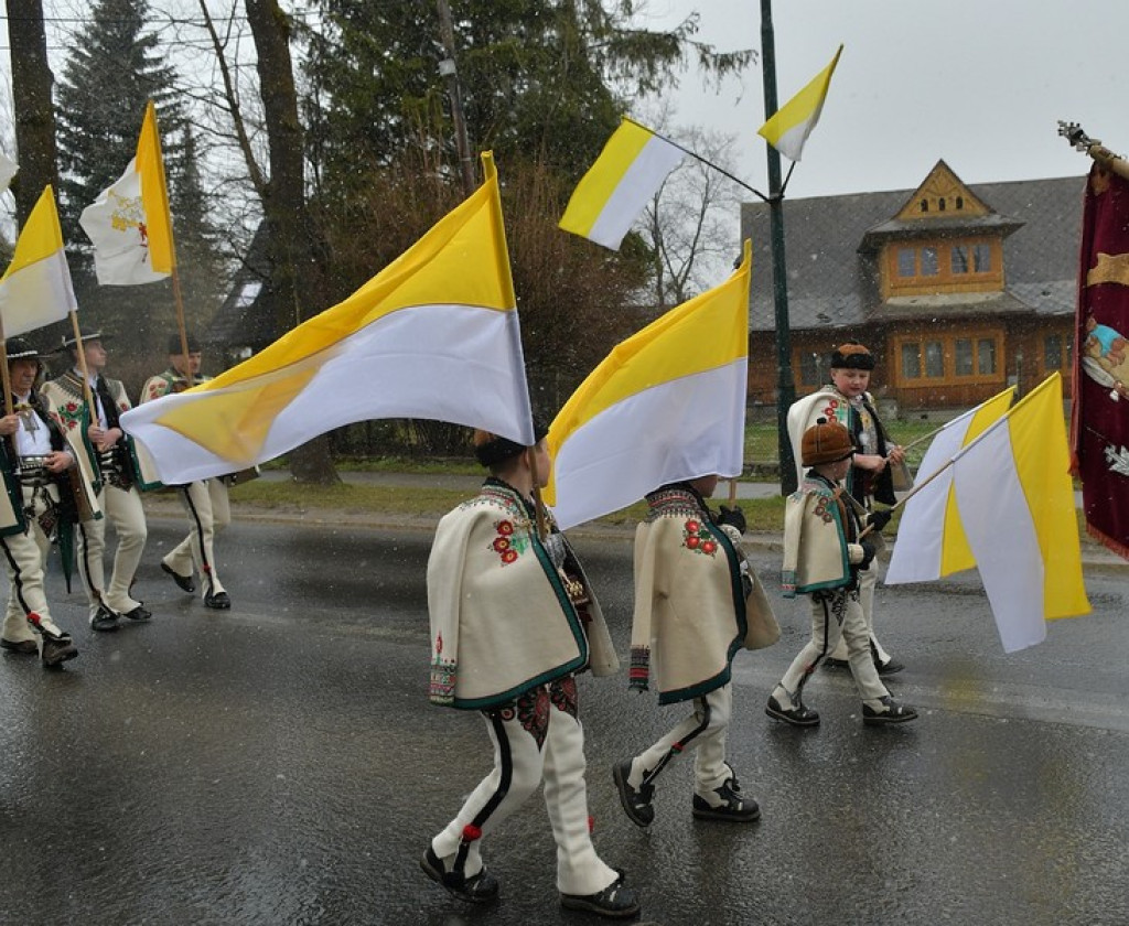 Marsz w obronie świętego Jana Pawła II w Zakopanem
