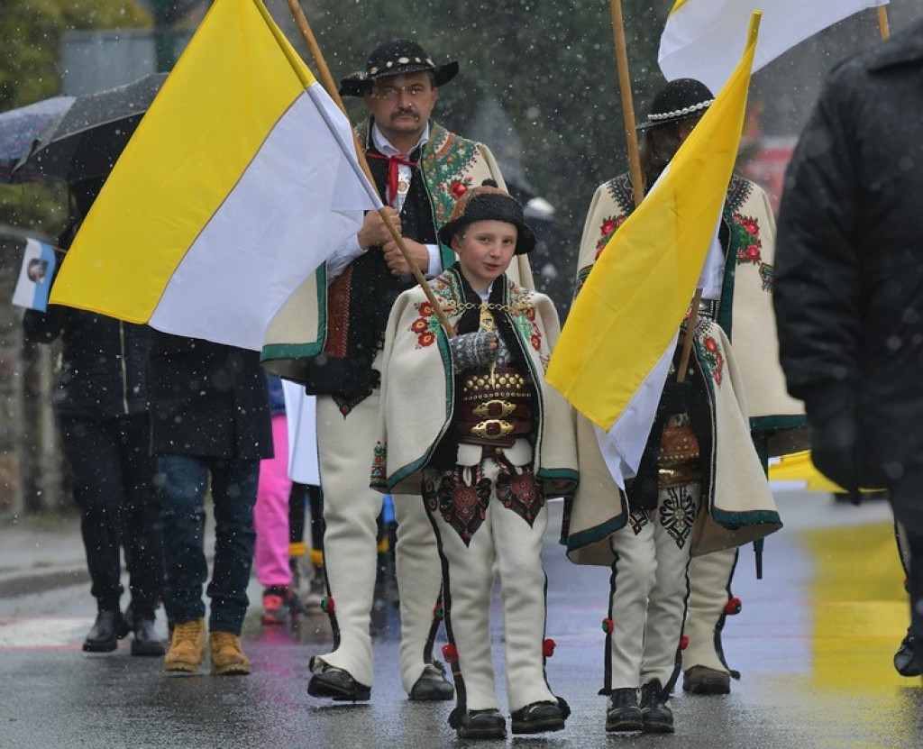 Marsz w obronie świętego Jana Pawła II w Zakopanem