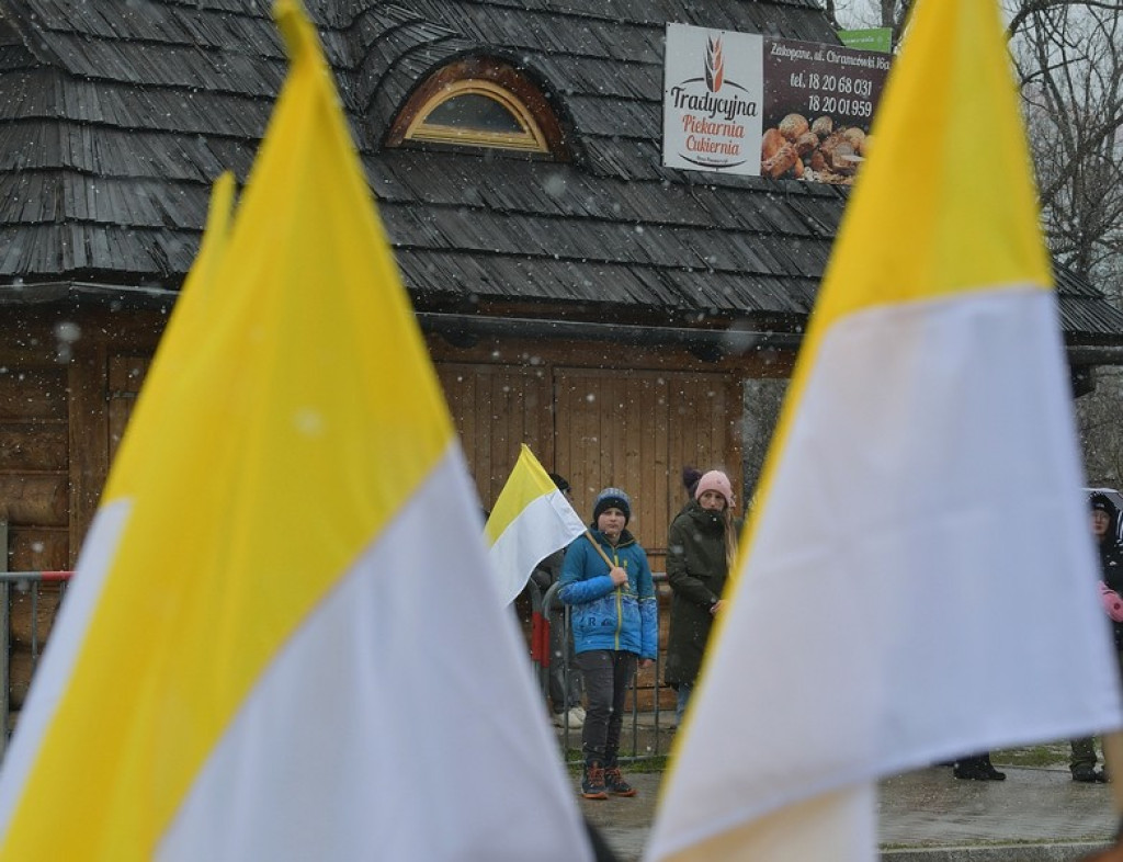 Marsz w obronie świętego Jana Pawła II w Zakopanem