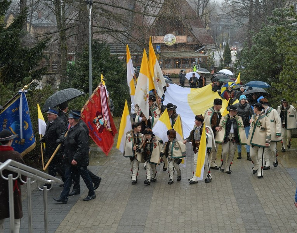 Marsz w obronie świętego Jana Pawła II w Zakopanem