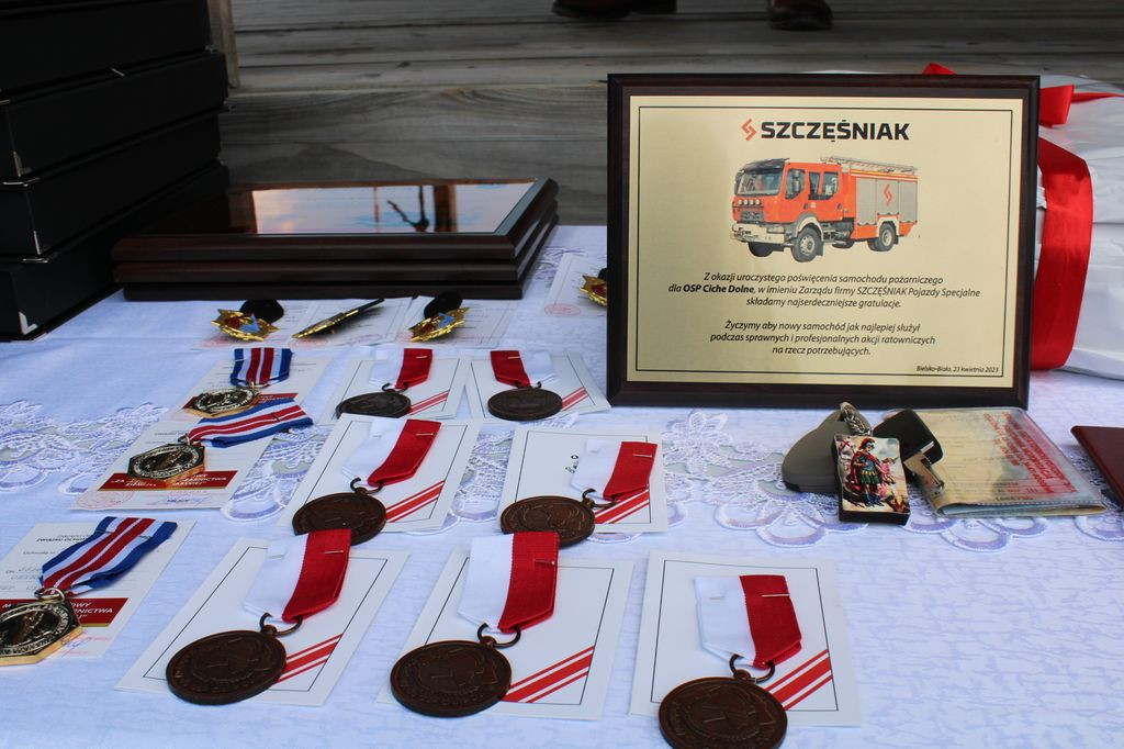 Nowy samochód OSP Ciche Dolne