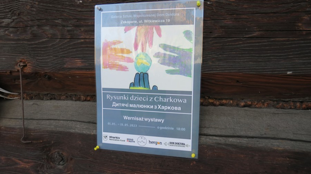 Rysunki dzieci z charkowskiego metra