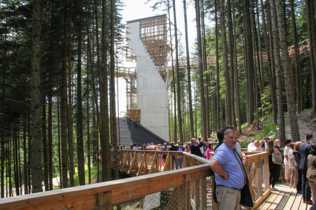 Brama w Gorce już oficjalnie otwarta. Zapraszamy na spacer w koronach drzew!