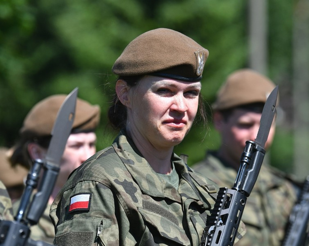 Wojskowe ślubowanie na Równi Krupowej