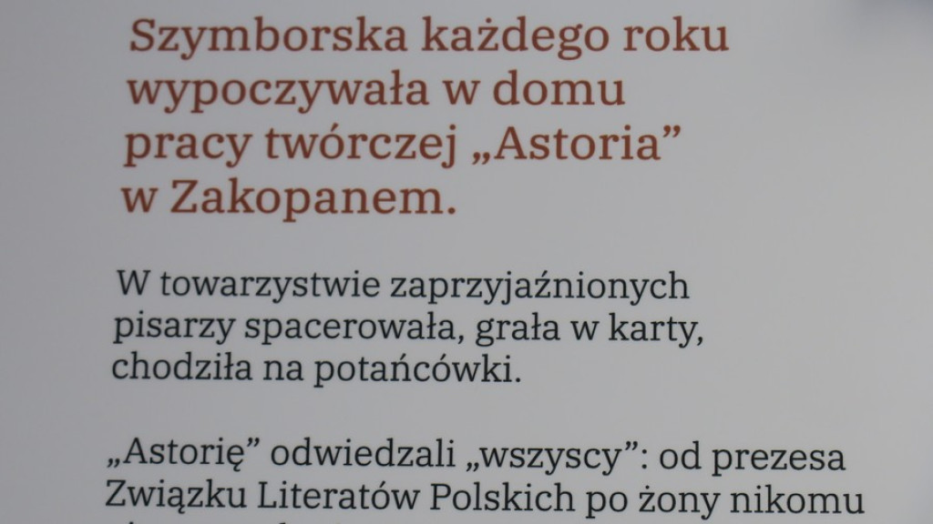 Wisławie Szymborskiej STO LAT!