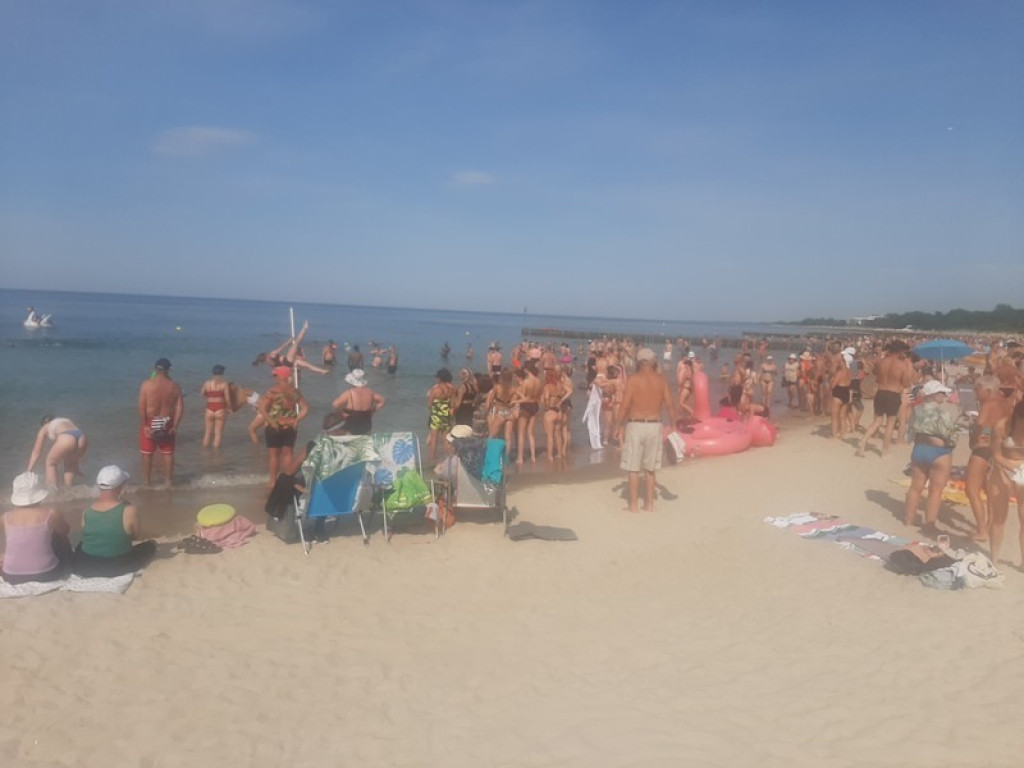 Podhalańskie tancerki nad Bałtykiem